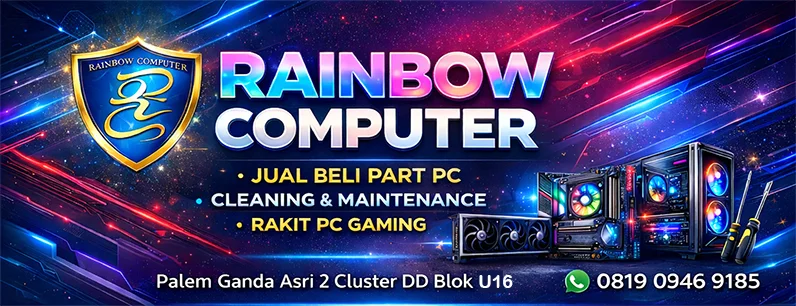 Rainbow Computer Banner